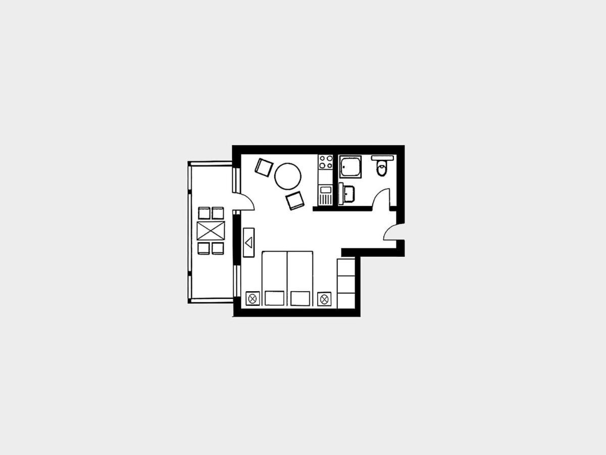 Strandvillen Binz - 1-Raum-Ferienwohnung Mit Balkon Sv-557 Exteriér fotografie